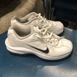 Nike kids golf cleats, 3y, white